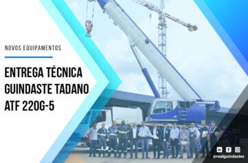 entrega técnica guindaste tadano atf 220g-6